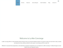 Tablet Screenshot of lamerconcierge.com